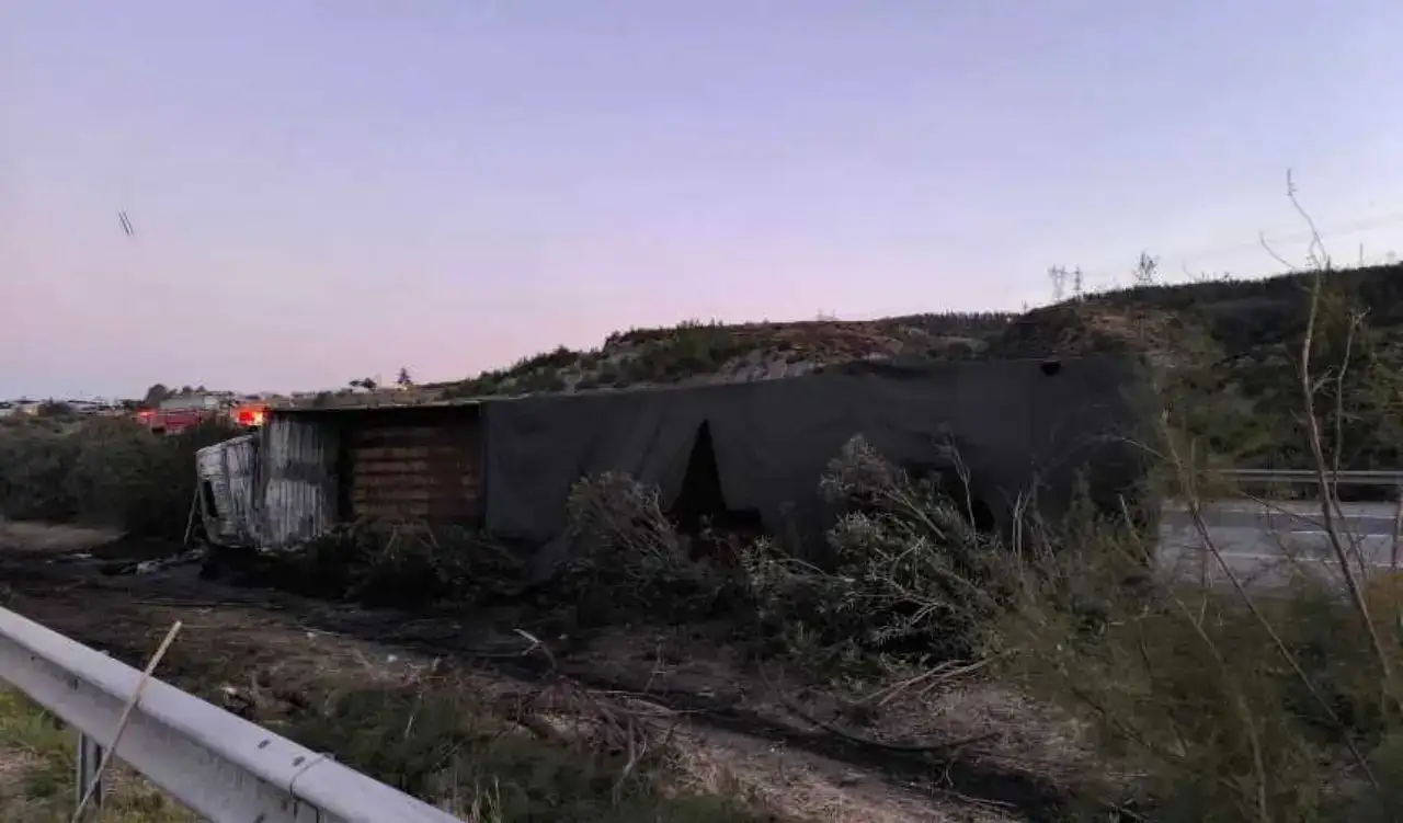 Hatay’da Hayvan Taşıyan TIR Alev Alarak Devrildi! 2 Can Kaybı 1